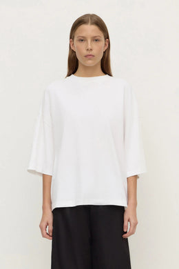 Assembly Label - Max Cotton Oversized Tee, White