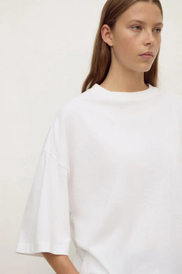Assembly Label - Max Cotton Oversized Tee, White