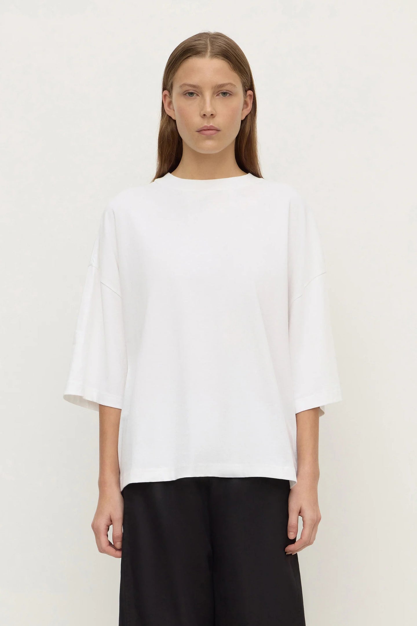 Assembly Label - Max Cotton Oversized Tee, White