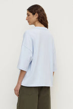 Assembly Label - Max Cotton Oversized Tee, Powder Blue