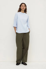 Assembly Label - Max Cotton Oversized Tee, Powder Blue