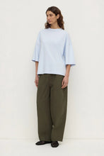 Assembly Label - Max Cotton Oversized Tee, Powder Blue