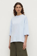Assembly Label - Max Cotton Oversized Tee, Powder Blue