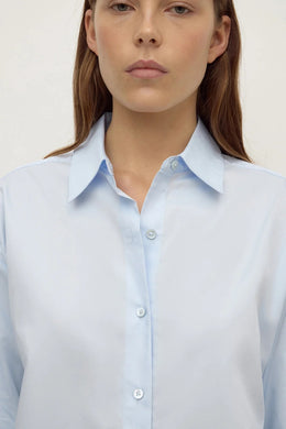Assembly Label - Micha Poplin Shirt, Powder Blue