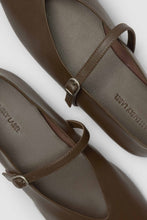 Assembly Label - Millie Leather Ballet Flat, Walnut