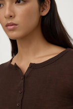 Assembly Label - Nora Merino Wool Henley, Ganache