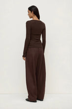 Assembly Label - Nora Merino Wool Henley, Ganache