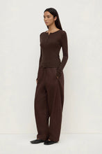 Assembly Label - Nora Merino Wool Henley, Ganache