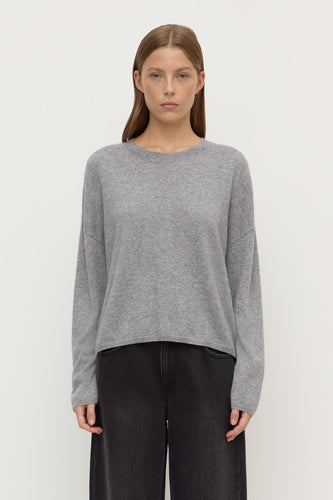 Assembly Label - Odelle Cashmere Knit, Grey Marle