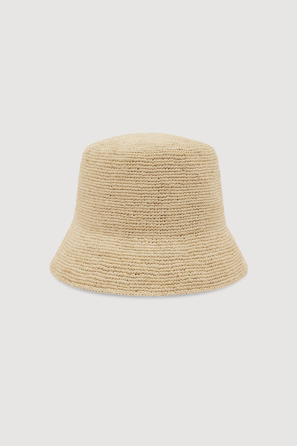 Assembly Label - Raffia Short Brim Hat, Natural