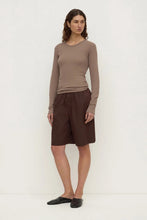 Assembly Label - Riley Poplin Short, Ganache