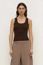 Assembly Label - Robyn Scoop Neck Rib Tank, Ganache