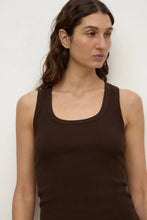 Assembly Label - Robyn Scoop Neck Rib Tank, Ganache
