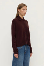 Assembly Label - Wool Cashmere Knit Cardigan, Dark Merlot