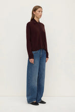 Assembly Label - Wool Cashmere Knit Cardigan, Dark Merlot