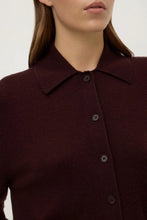 Assembly Label - Wool Cashmere Knit Cardigan, Dark Merlot