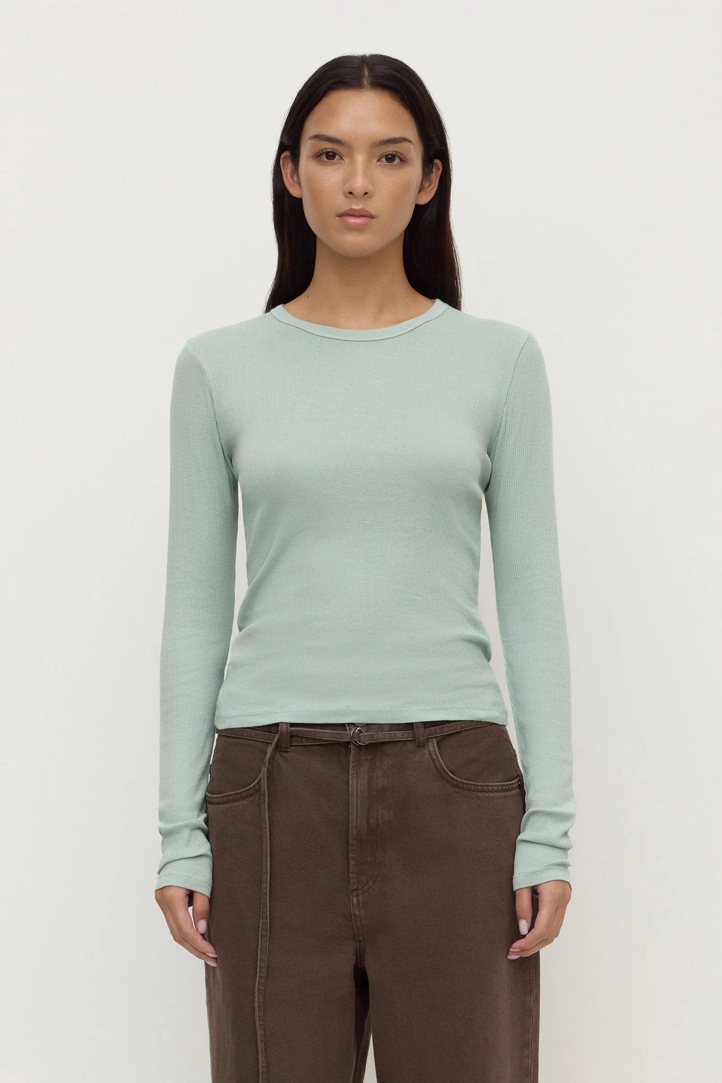 Assembly Label - Zali Long Sleeve Tee, Mint