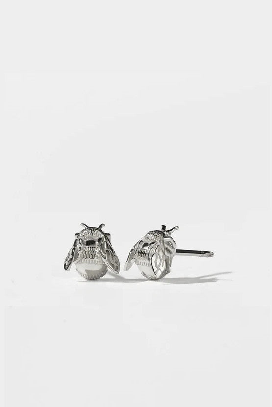 Meadowlark - Bee Stud Earrings, Sterling Silver