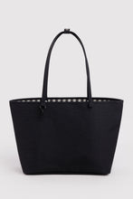 Baggu - Large Nylon Reversible Tote, Black Mix