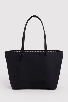 Baggu - Large Nylon Reversible Tote, Black Mix