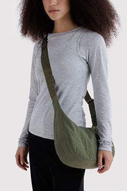 Baggu - Medium Nylon Crescent Bag, Caper