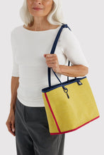 Baggu - Medium Nylon Reversible Tote, Navy Mix