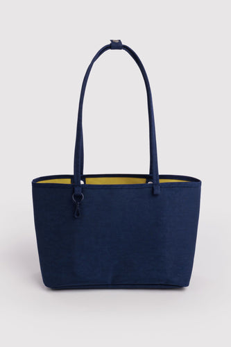 Baggu - Medium Nylon Reversible Tote, Navy Mix