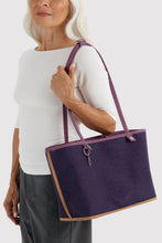 Baggu - Medium Nylon Reversible Tote, Wild Plum Mix
