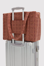 Baggu - Small Cloud Carry On, Tan Houndstooth