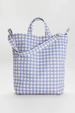 Baggu - Duck Bag, Blue Pixel Gingham