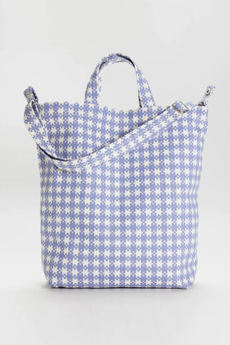 Baggu - Duck Bag, Blue Pixel Gingham