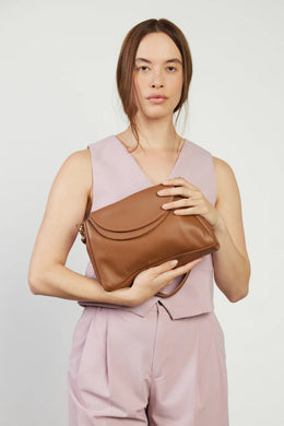 Saben - Beckett Crossbody Bag, Tan Luxe