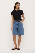 Assembly Label - Bermuda Denim Short, Dark Stone