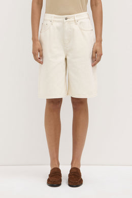 Assembly Label - Bermuda Denim Short, Ecru