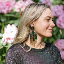 Studio Soph - Big Birds Earrings, Forest Green