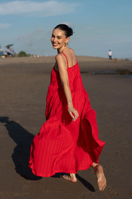Blak - Carmen Dress, Red