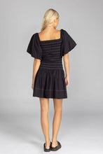 Blak - Everlight Kiss Dress, Black with White Topstitching