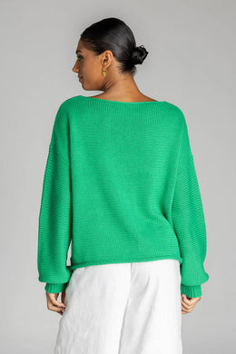 Blak - Keep Me Close Sweater, Bright Green