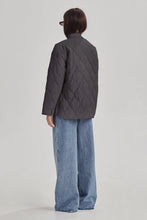 Commoners - Womens Quilted Jacket, Charcoal