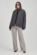 Commoners - Womens Quilted Jacket, Charcoal