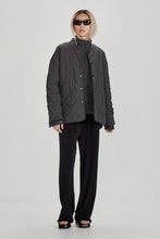 Commoners - Womens Quilted Jacket, Charcoal