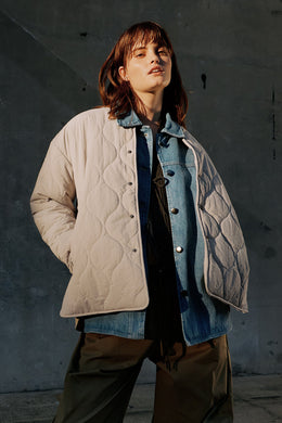 Commoners - Womens Quilted Jacket, Dove