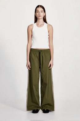 Commoners - Rec Pant, Olive/ White
