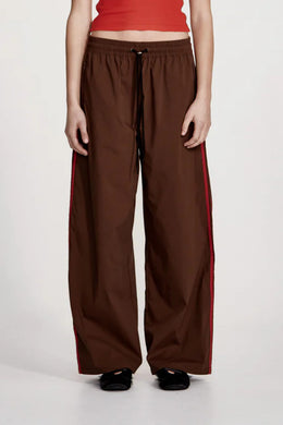 Commoners - Rec Pant, Cocoa/ Red
