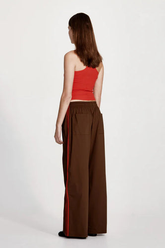Commoners - Rec Pant, Cocoa/ Red