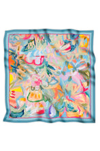 Dark Hampton x Carrie Broomhall - Finn Petite Silk Scarf, Blue Multi