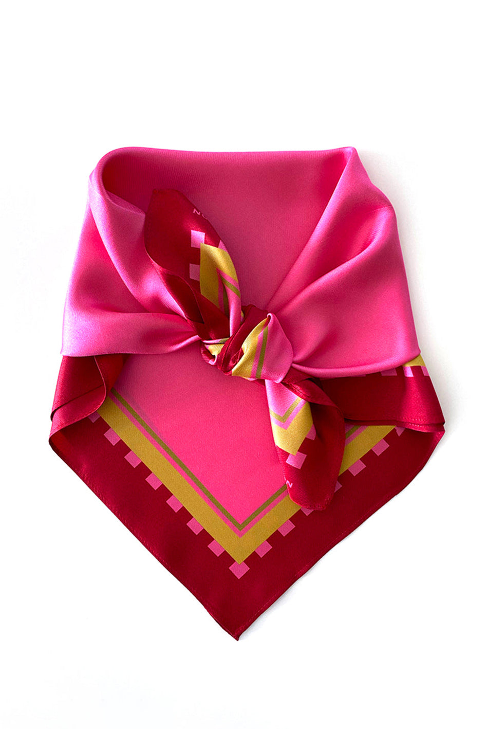 Dark Hampton - The Carter Petite Silk Scarf, Pink Multi