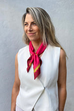 Dark Hampton - The Carter Petite Silk Scarf, Pink Multi