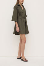Assembly Label - Claire Mini Shirt Dress, Moss