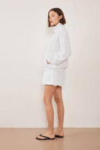 Commonplace - Crush Windbreaker, Cream Broiderie